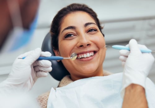 What does a dentist do during a checkup?